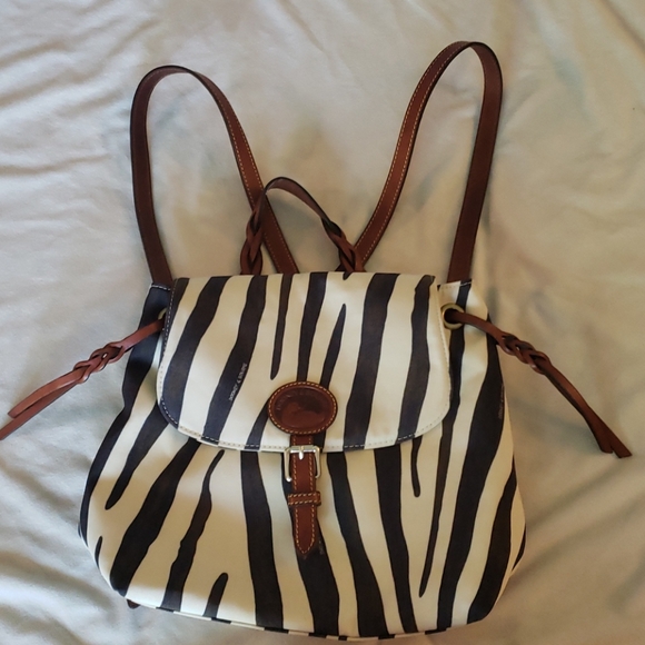 Dooney & Bourke Handbags - Dooney & Bourke Zebra Backpack